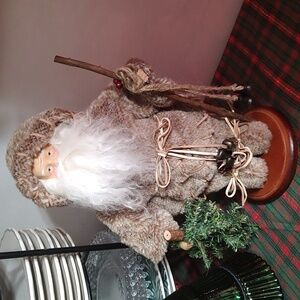 Santa Figurine Decor Christmas Holiday Decorations